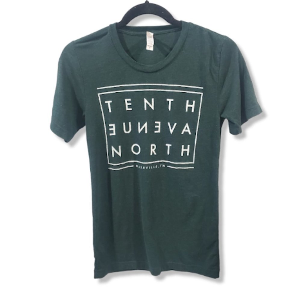 🖤 3/$18 Green Tenth Avenue North Graphic Band Tee- XS